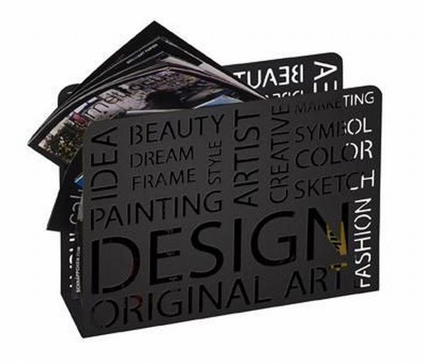 STALAK ZA NOVINE crna  metal  - crna, Design, metal (35/26/10cm) - Boxxx