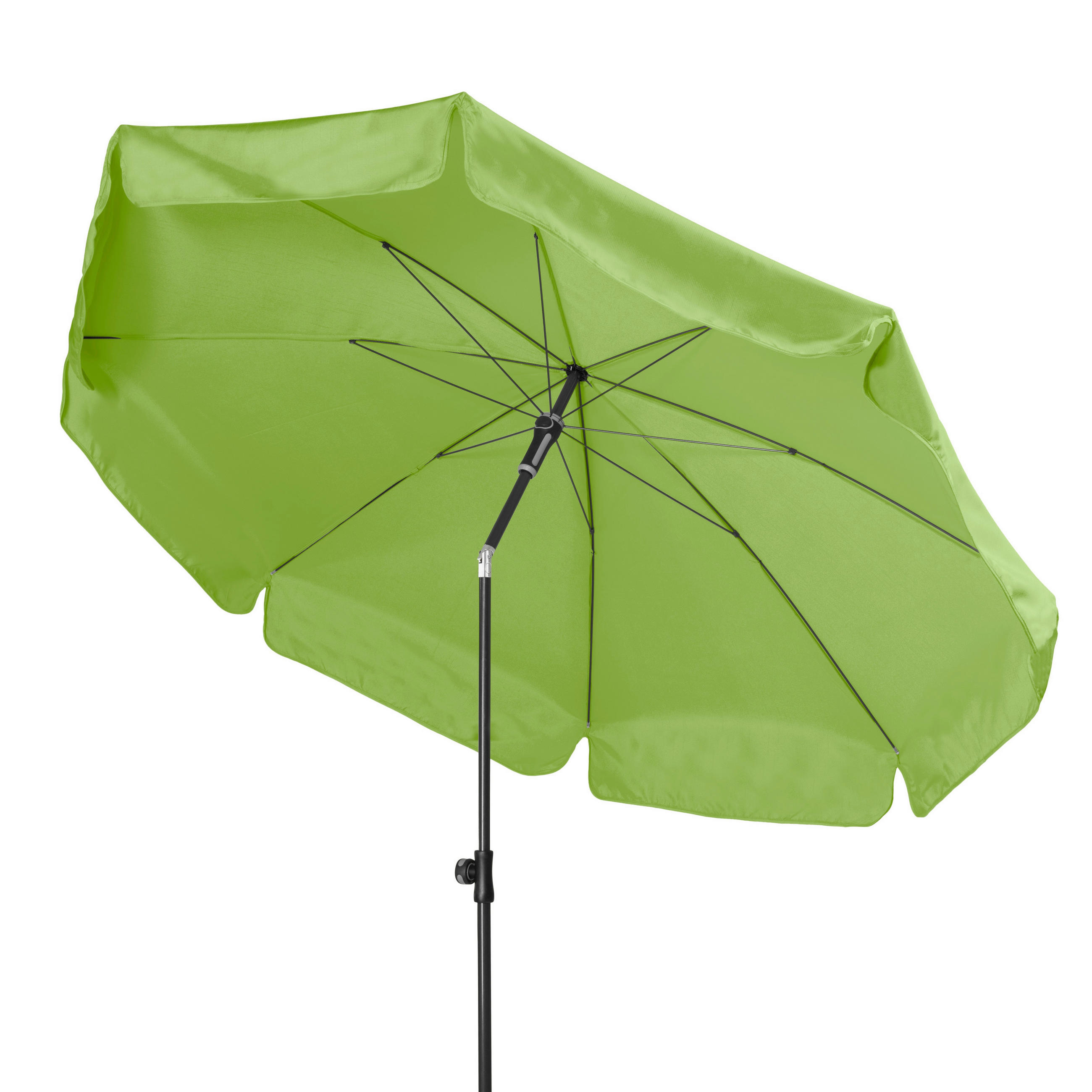 SONNENSCHIRM 200 cm   - Anthrazit/Grün, Basics, Textil/Metall (200cm) - Doppler