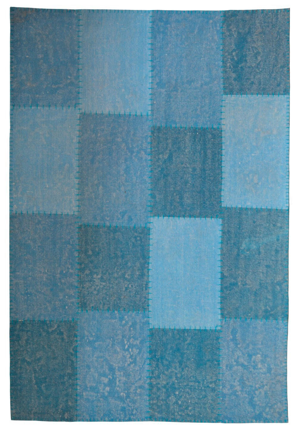 FLACHWEBETEPPICH 160/230 cm Lyrical Blau, Multicolor  - Blau/Multicolor, Basics, Textil (160/230cm) - Novel