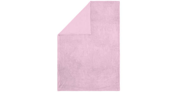 DECKE EMMA 140/190 cm - Lila, Basics, Textil (140/190cm) - Novel