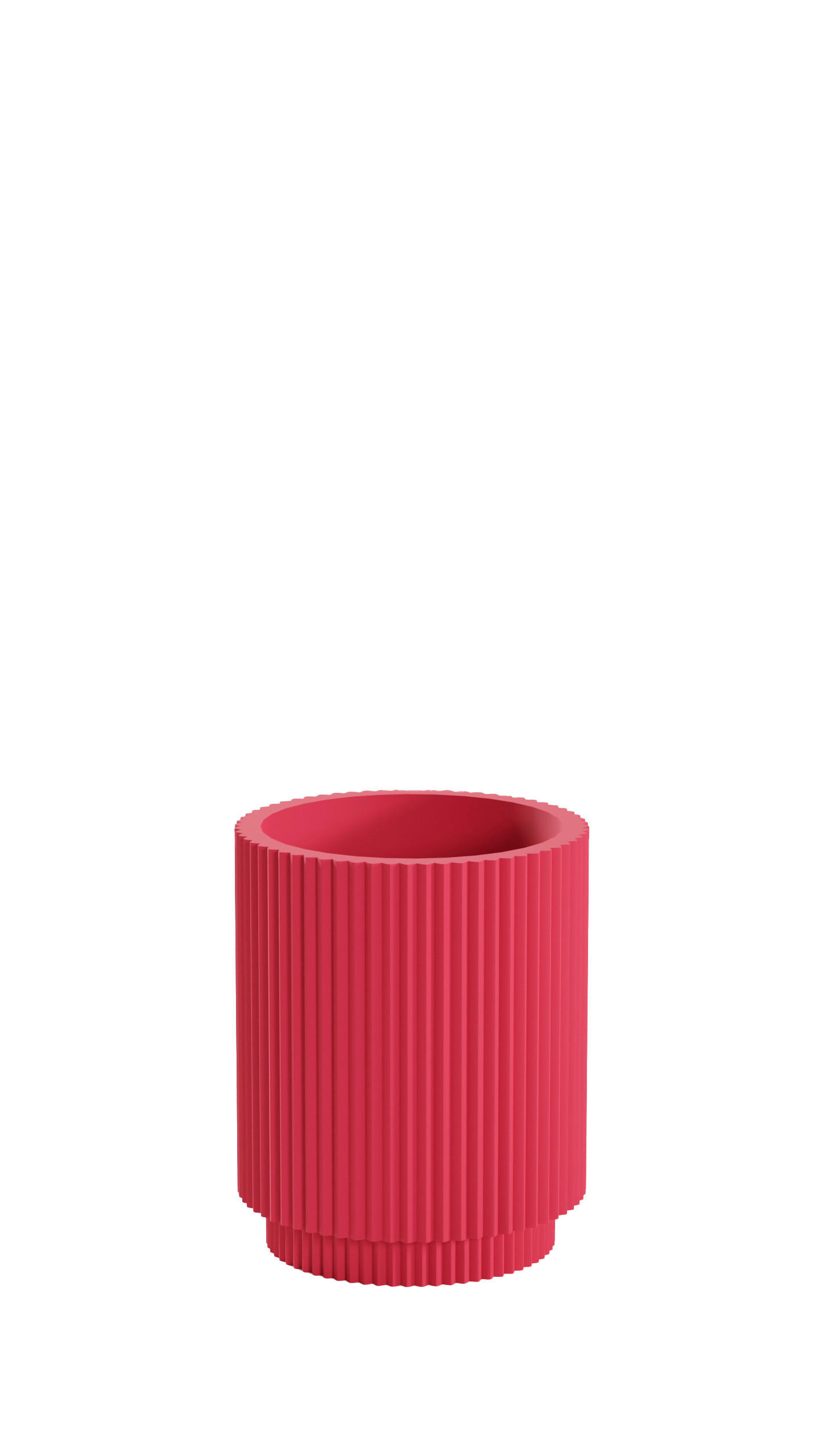 ZAHNPUTZBECHER Kunststoff  - Pink, Basics, Kunststoff (8,2/9,5/8,2cm) - Sadena