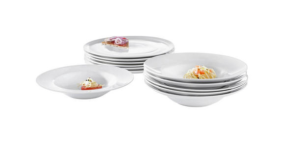 PASTATELLER 27 cm - Weiß, Basics, Keramik (27cm) - Boxxx