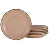DESSERTTELLERSET 6-teilig  - Hellrosa, Trend, Keramik (21cm) - Creatable