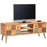 LOWBOARD 148/55/45 cm - Goldfarben/Braun, Trend, Holz/Metall (148/55/45cm) - Landscape LOWBOARD 148/55/45 cm - Goldfarben/Braun, Trend, Holz/Metall (148/55/45cm) - Landscape