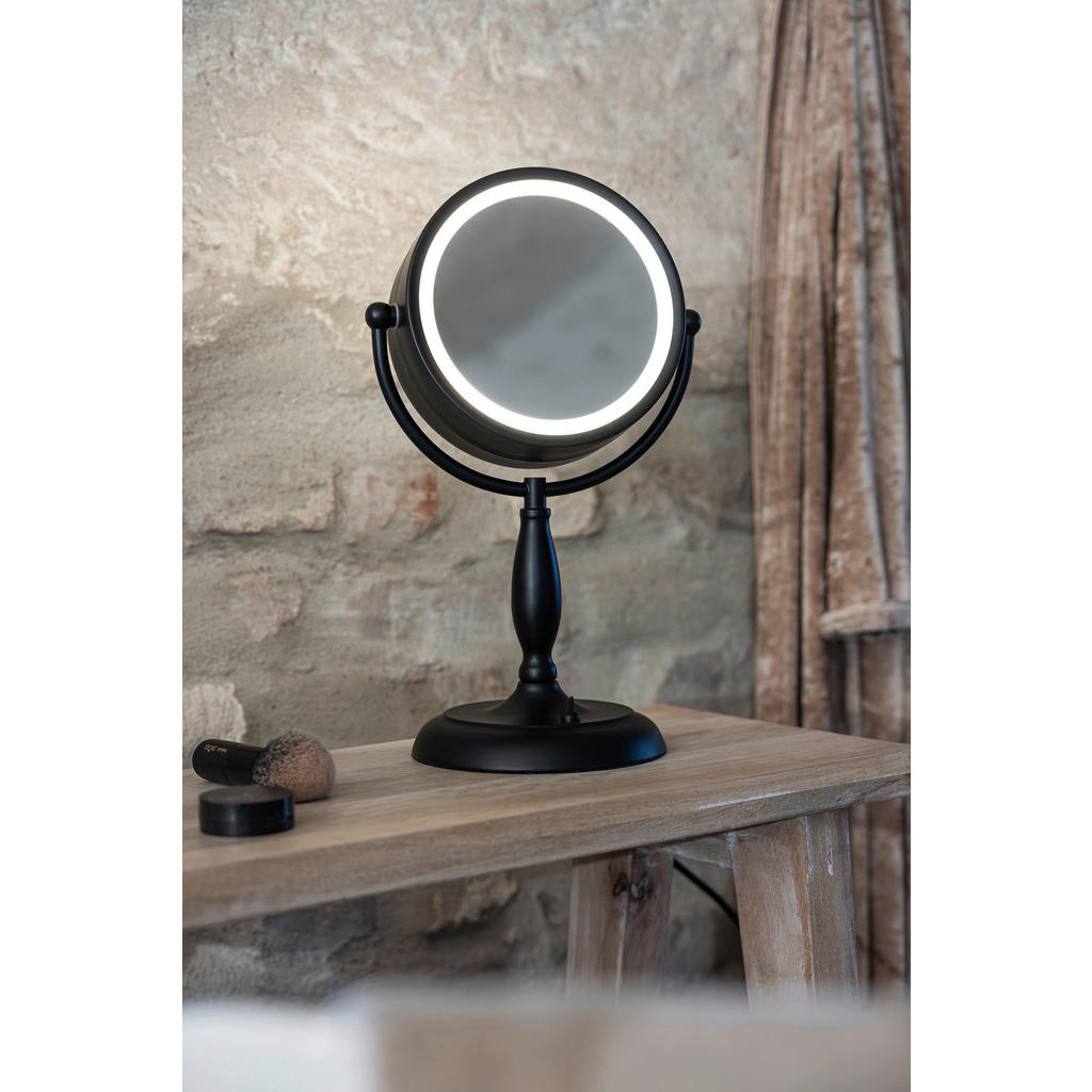 Thumbnail - Markslöjd Tischleuchte Face, Schwarz, Metall, rund,rund, 21.5x36x16 cm, mit Schalter, Lampen & Leuchten, Innenbeleuchtun...