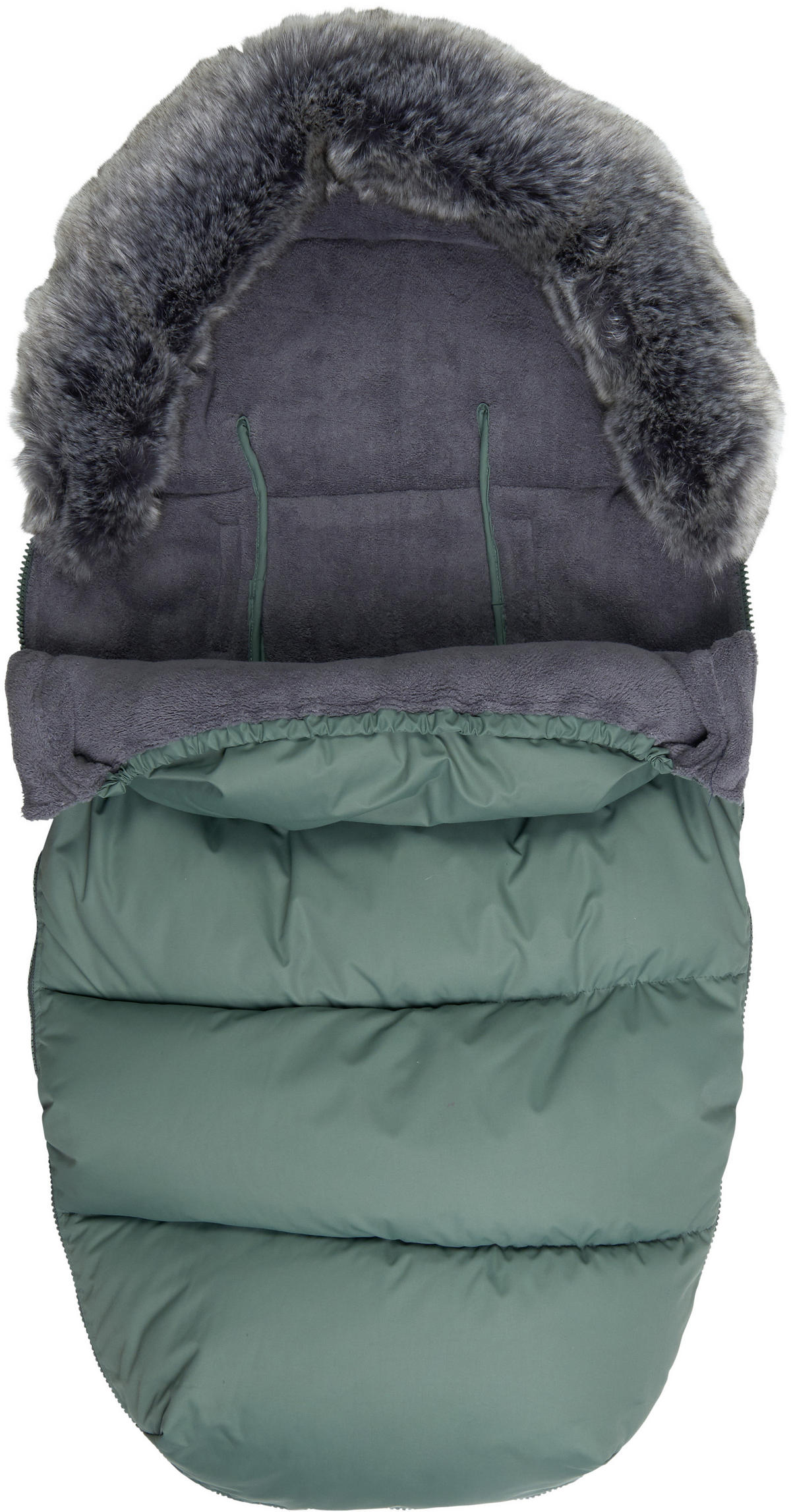 FUSSSACK TRENDY L  - Grün, Basics, Kunststoff/Textil (50/100cm) - Jimmylee