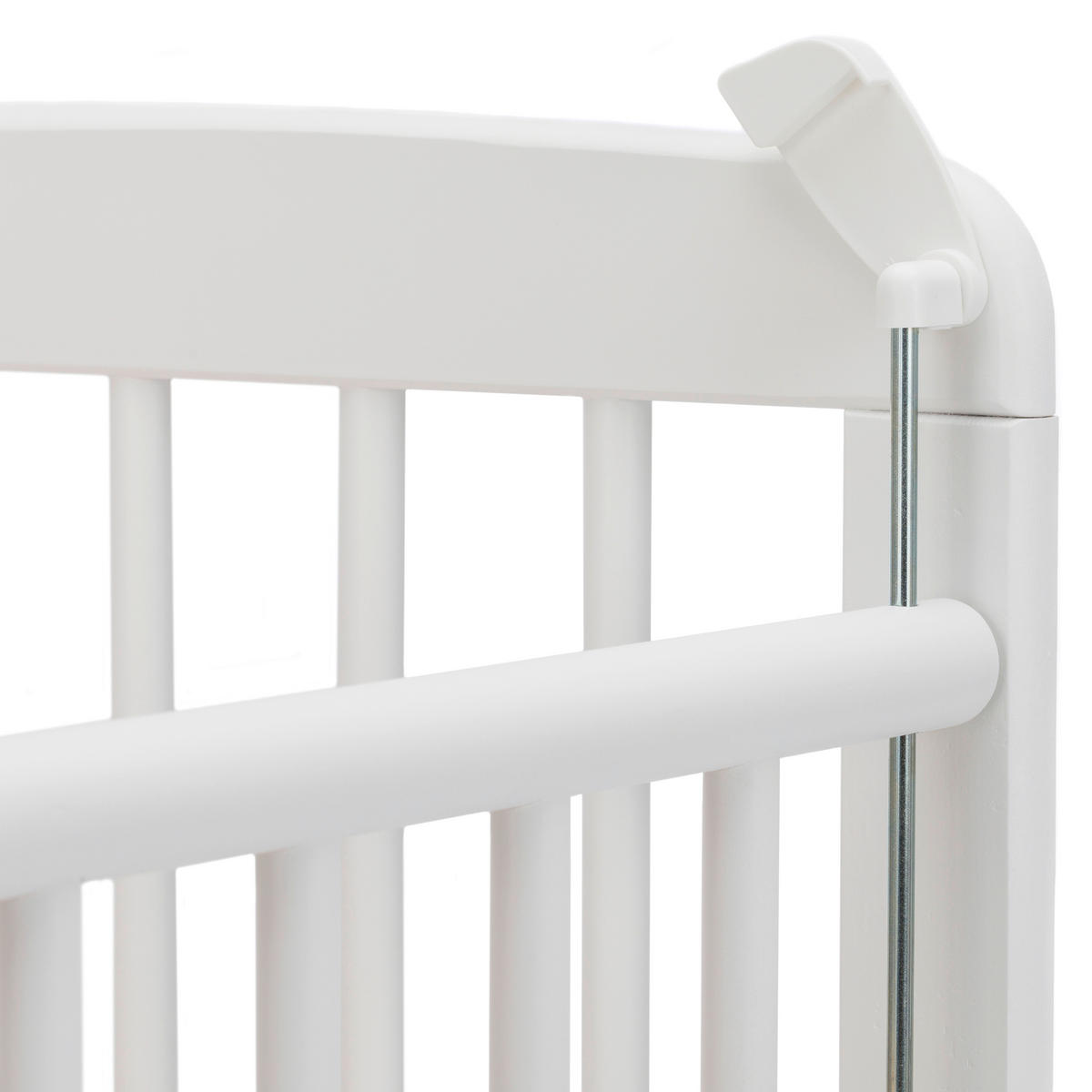 BEISTELLBETT   - Weiß, Basics, Holz (45/90cm) - My Baby Lou