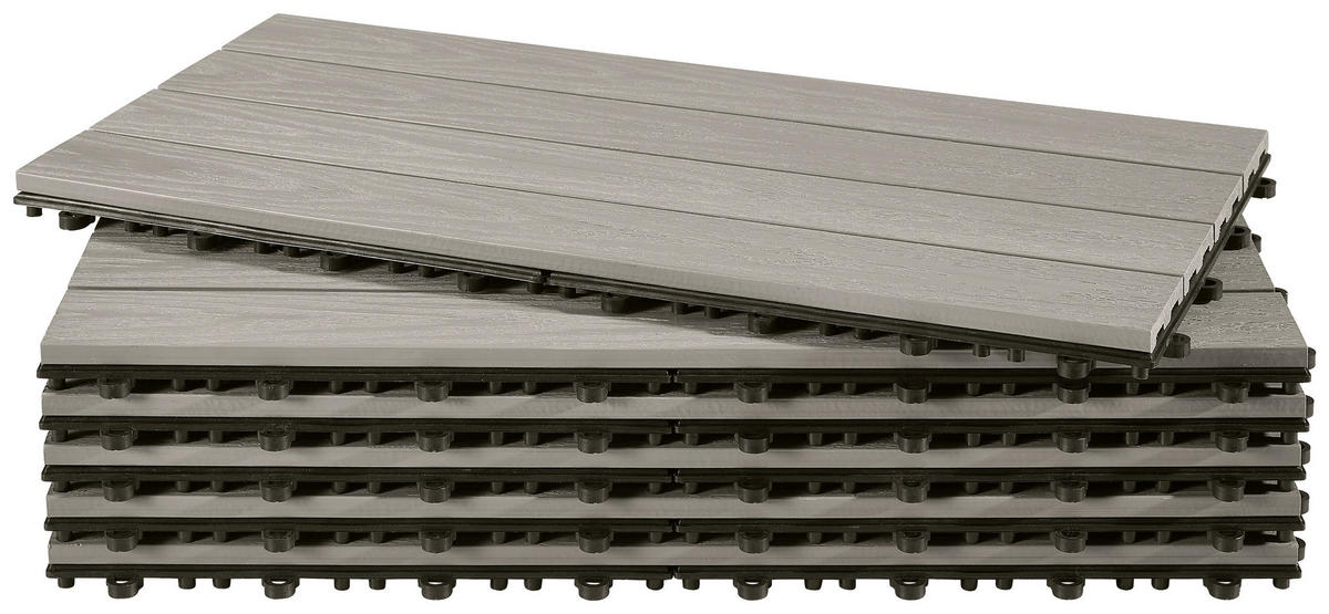 Terrassenfliese 6er Set  - Basics (60/30/2,4cm) - Ambia Garden