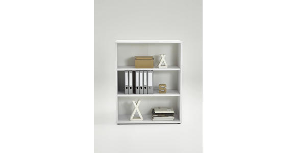 AKTENREGAL Weiß - Weiß, MODERN, Holzwerkstoff (89/111/40cm) - Carryhome