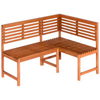 GARTENECKBANK Eukalyptusholz   - Naturfarben, KONVENTIONELL, Holz (142/100cm) - Gardenson