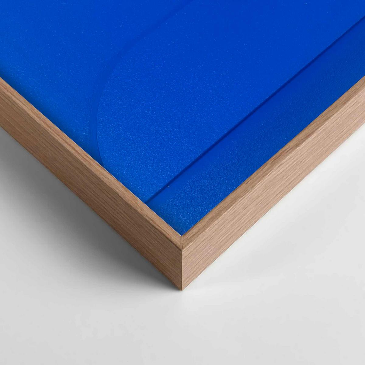 UNIKAT Abstraktes 50/70/3 cm  - Hellblau, Basics, Holz (50/70/3cm) - Reinders!