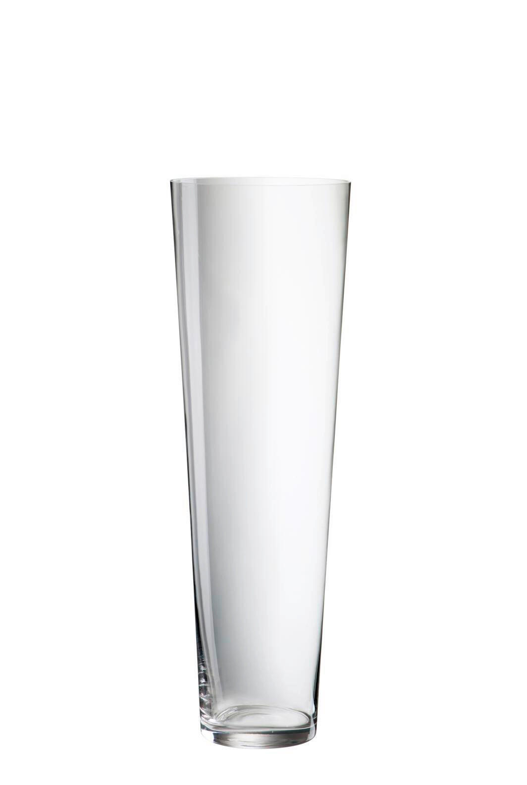 VASE  - Transparent, Basics, Glas (19,5/19,5/70cm) - Ambia Home