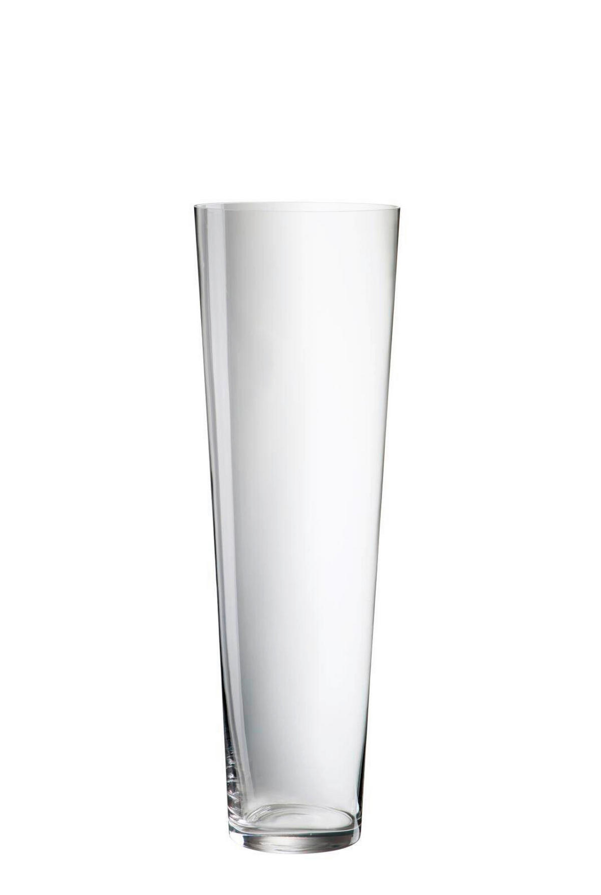 VASE  - Transparent, Basics, Glas (19,5/19,5/70cm) - Ambia Home