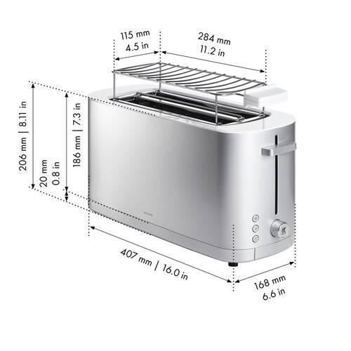 TOASTER ZWILLING ENFINIGY  - Silberfarben, Basics, Metall - Zwilling