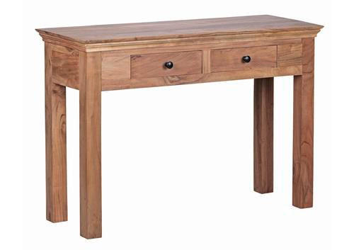 KONSOLBORD i trä 110/76/40 cm    - brun/akaciefärgad, Romantik / Lanthus, trä (110/76/40cm) - MID.YOU