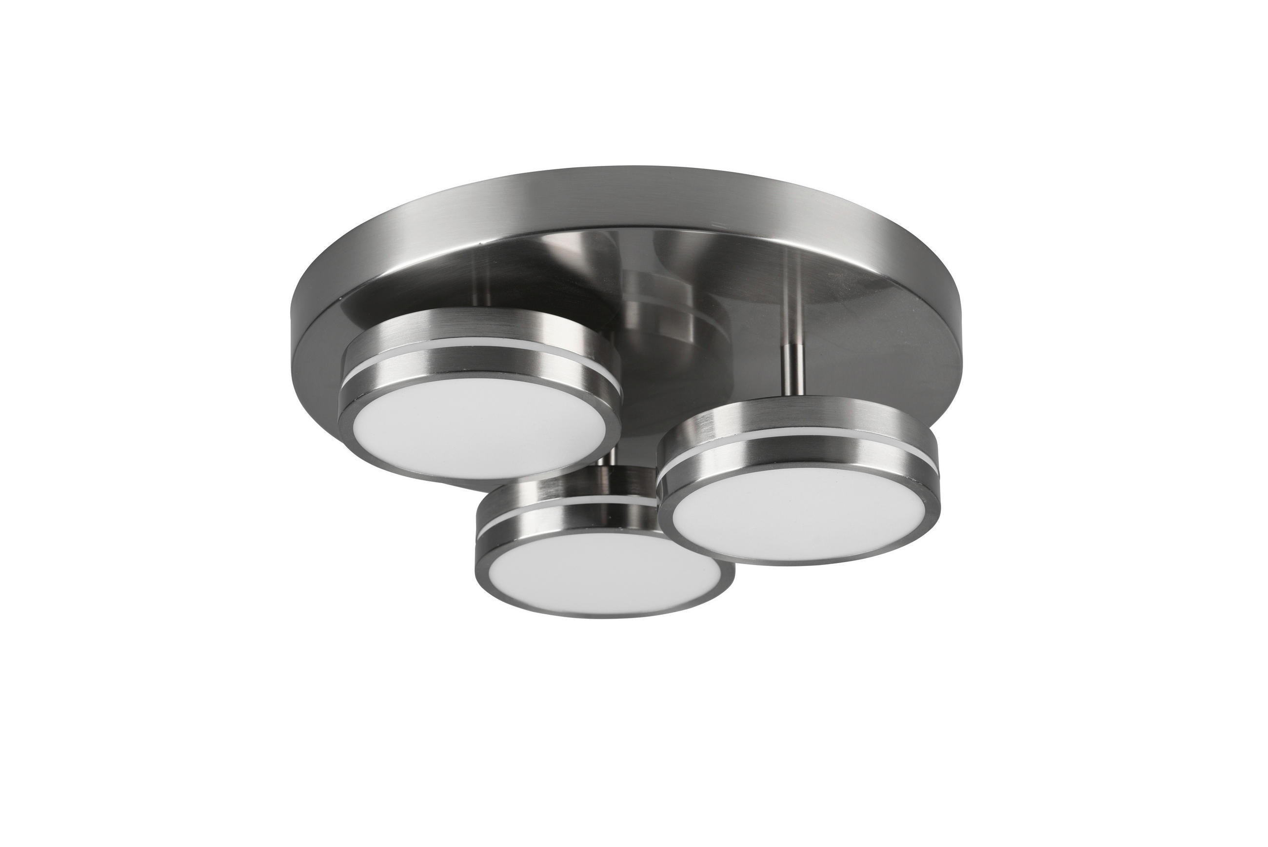 LED-DECKENLEUCHTE  35/13 cm    - Nickelfarben, Design, Metall (35/13cm) - Trio Leuchten