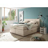 BOXSPRING-ÁGY 180/200 cm  homok  - homok, Konventionell, műanyag/textil (180/200cm) - MID.YOU