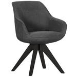 ARMLEHNSTUHL  in Cord  - Schwarz/Grau, Design, Holz/Textil (60/83/65cm) - Landscape