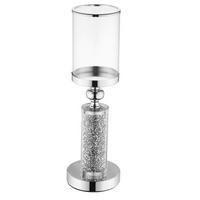 WINDLICHT - Silberfarben, Basics, Metall (12/12/40cm)