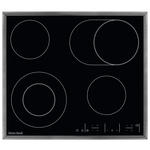 GLASKERAMIKKOCHFELD DKEV6646XB  - Edelstahlfarben/Schwarz, Basics, Glas/Metall (57,6/50,6cm) - Dieter Knoll