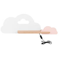 KINDERWANDLEUCHTE 53/12/18.5 cm   - Pink/Weiß, KONVENTIONELL, Holz/Holzwerkstoff (53/12/18.5cm)