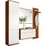 GARDEROBE - Nussbaumfarben/Weiß, Design, Holz/Holzwerkstoff (60/120/60/218,3/39,1cm) - Invivus GARDEROBE - Nussbaumfarben/Weiß, Design, Holz/Holzwerkstoff (60/120/60/218,3/39,1cm) - Invivus