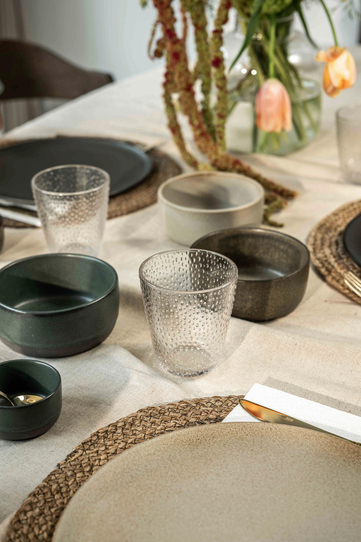 SCHÜSSELSET RAW 7.5 cm  - Grün, Basics, Keramik (7.5cm) - Aida