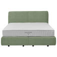 BOXSPRINGBETT 200/200 cm  in Mintgrün  - Schwarz/Mintgrün, Design, Kunststoff/Textil (200/200cm) - Johann Jakob