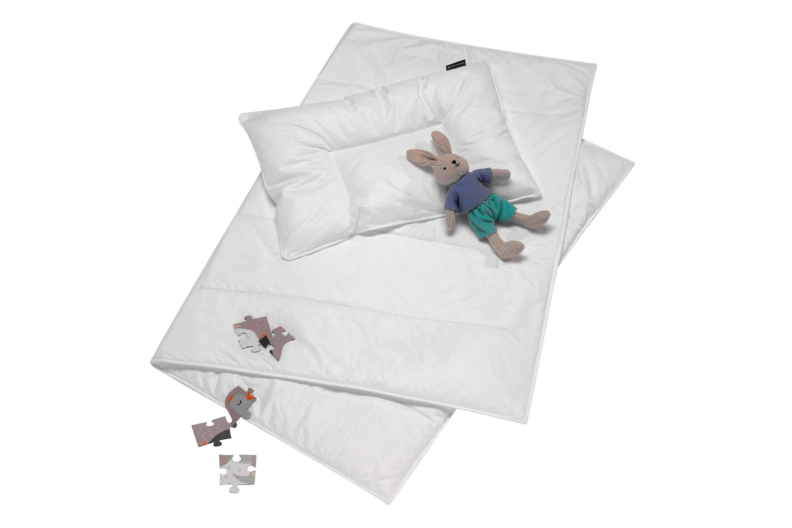 KINDERDECKE 100/135 cm  - Weiß, Basics, Textil (100/135cm) - Centa-Star