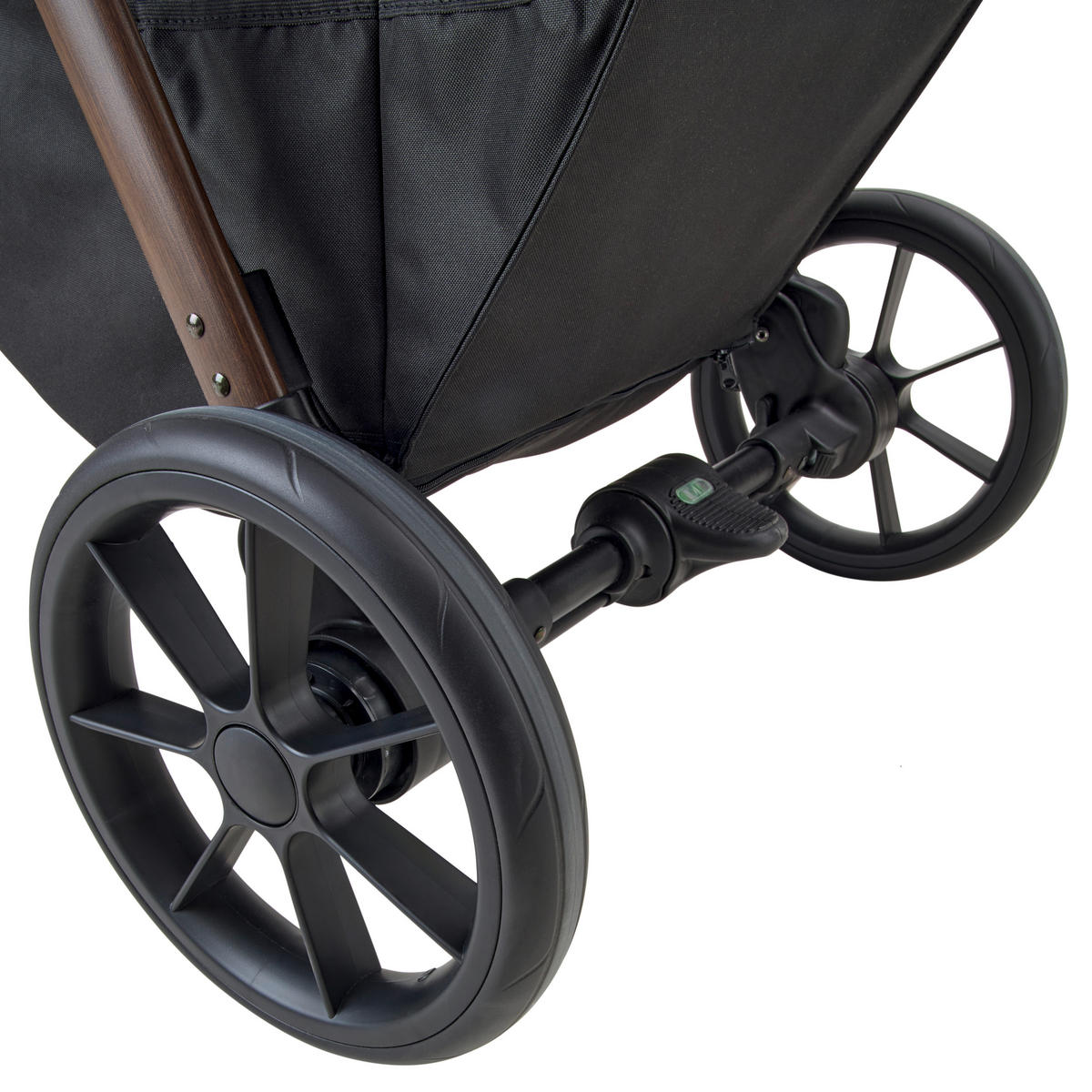 KINDERWAGENSET Facetty  - Beige/Braun, Design, Textil/Metall (104,5/62/94cm) - Jimmylee