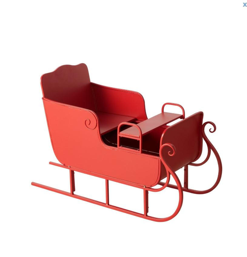 MAșINĂ DECORATIVĂ - roșu, Design, metal (105/45,5/69cm)