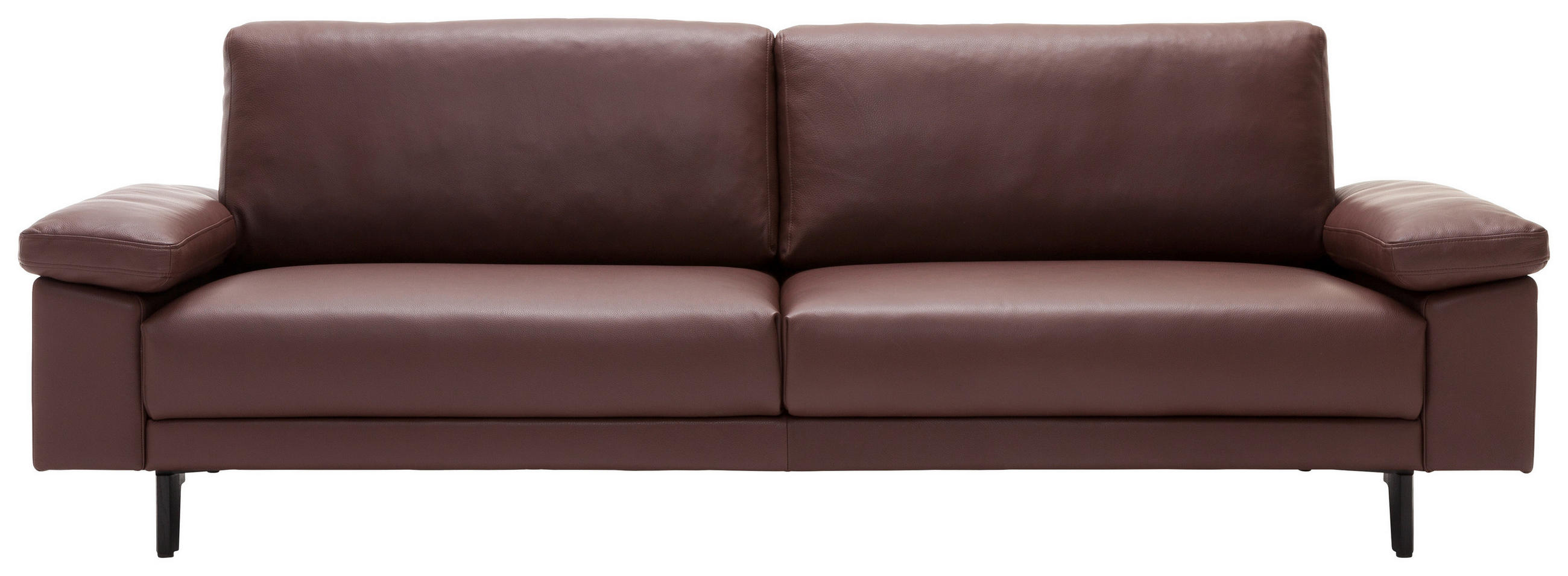 3-SITZER-SOFA Echtleder Braun - Schwarz/Braun, Design, Leder (200/85/95cm) - Creation by RolfBenz