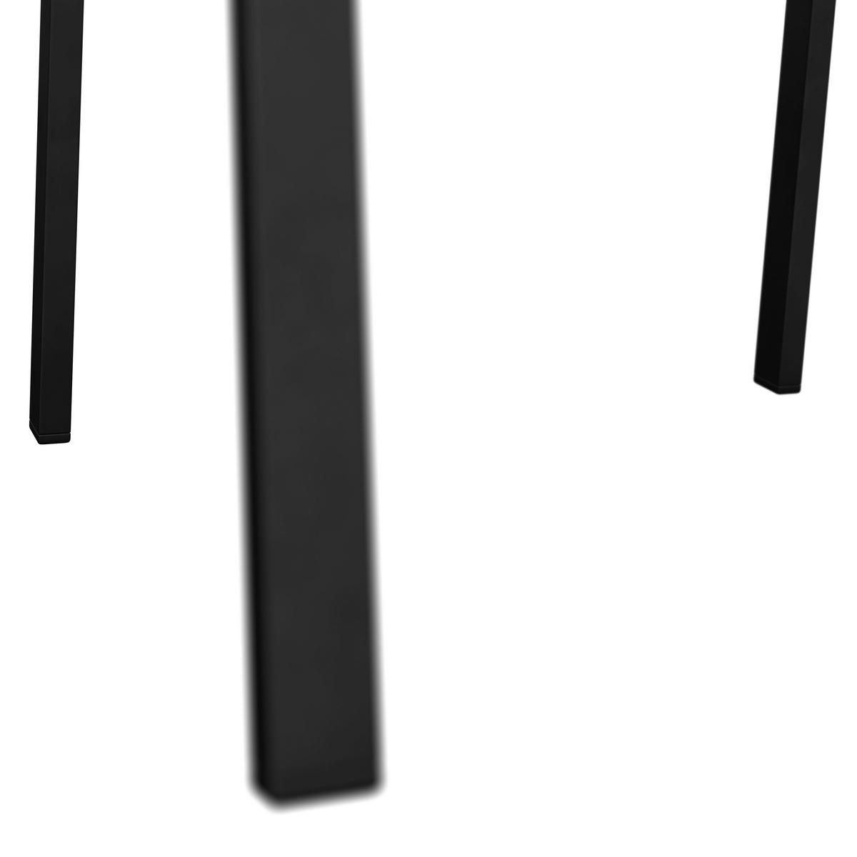 STAPELSESSEL Teakholz Aluminium Anthrazit, Schwarz, Teakfarben  - Anthrazit/Schwarz, Design, Holz/Textil (56/90/66cm) - Amatio