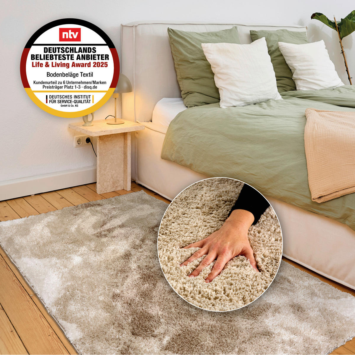 WEBTEPPICH 120/180 cm Paulie Beige rechteckig  - Beige, Basics, Textil (120/180cm) - Astra