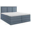 BOXSPRINGBETT 180/200 cm  in Dunkelblau  - Dunkelblau, Design, Kunststoff/Textil (180/200cm) - MID.YOU