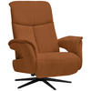RELAXSESSEL in Textil Braun  - Schwarz/Braun, Design, Textil/Metall (78/101/88cm) - Welnova