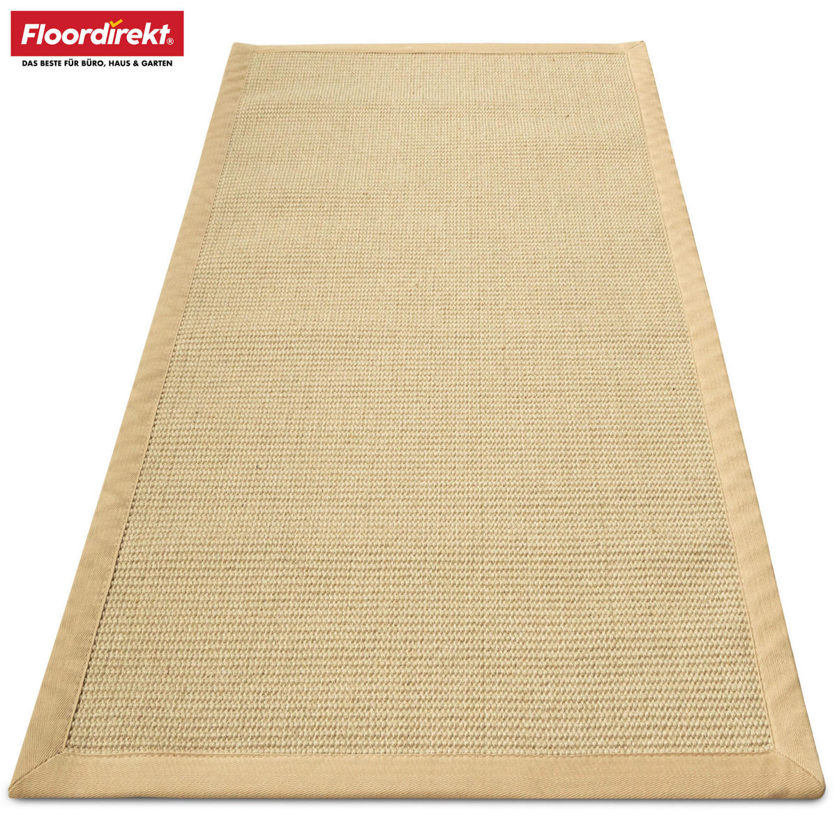 FLACHWEBETEPPICH 200/200 cm Amazonas Naturfarben rechteckig  - Naturfarben, Basics, Kunststoff/Textil (200/200cm) - Floordirekt