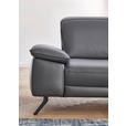 ECKSOFA  in Echtleder Hellbraun  193/328 cm  - Hellbraun/Schwarz, Design, Leder/Metall (193/328cm) - Dieter Knoll