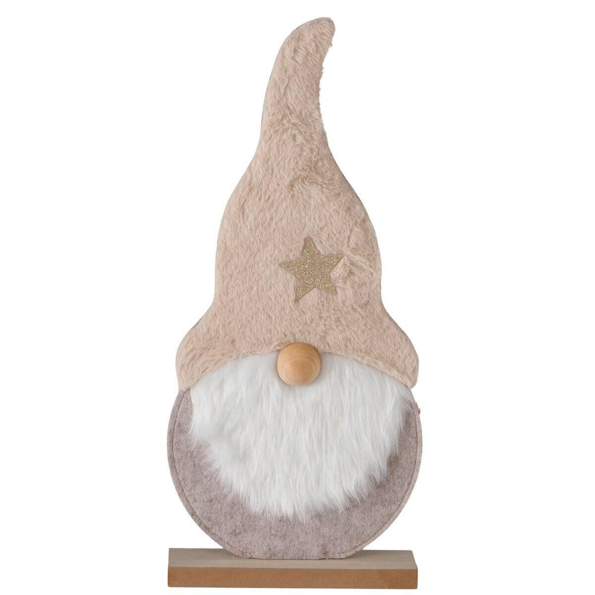 WICHTEL - Weiss/Beige, Basics, Holz/Textil (23/6/50cm) - Sonax