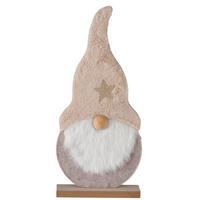 WICHTEL - Weiss/Beige, Basics, Holz/Textil (23/6/50cm) - Sonax