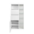 MIDISCHRANK 65/130/35 cm  - Weiß, Design, Holzwerkstoff (65/130/35cm) - Xora