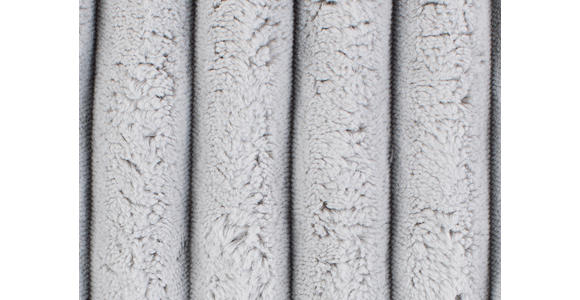SCHLAFSOFA Cord, Plüsch Grau - Schwarz/Grau, MODERN, Kunststoff/Textil (240/90/120cm) - Carryhome