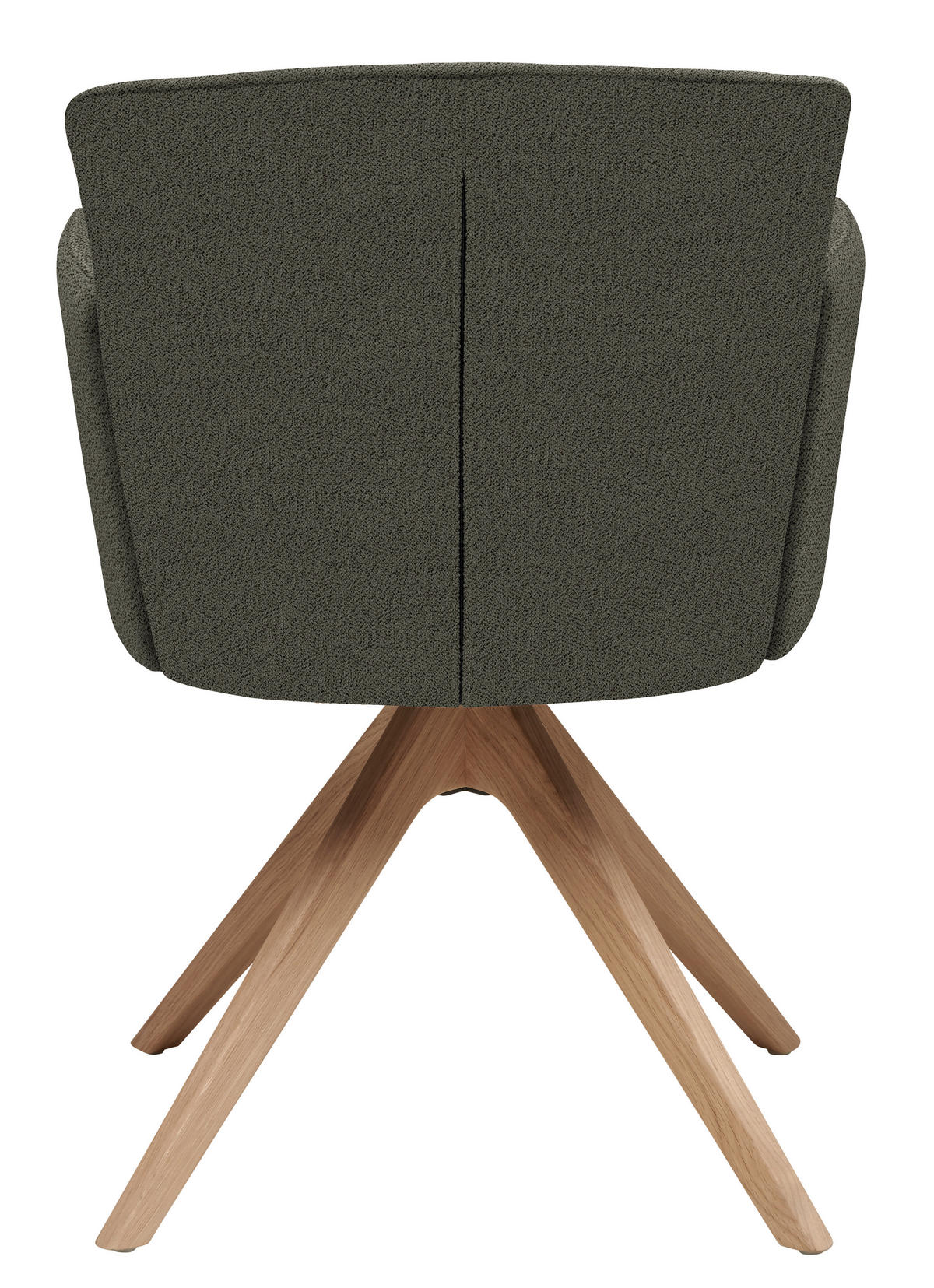 ARMLEHNSTUHL in Holz, Textil Greige, Wildeiche  - Wildeiche/Greige, Design, Holz/Textil (58/83/62cm) - Venjakob