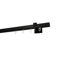 VORHANGSTANGENSET 630 cm  - Schwarz, Basics, Metall (630cm)