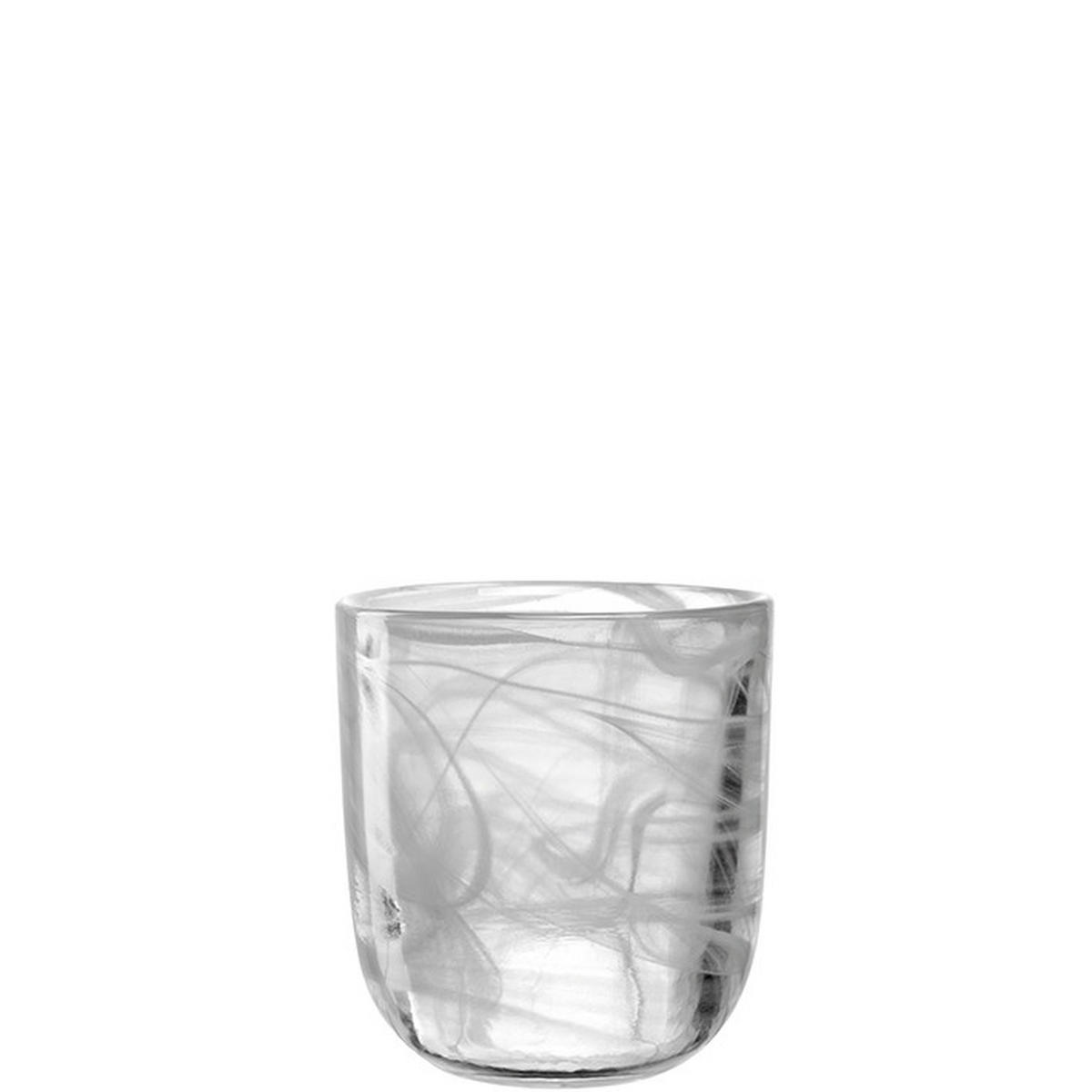 ČAŠA ZA LUČICE SALERNO  - bijela, Basics, staklo (10,00/11,50/10,00cm) - Leonardo