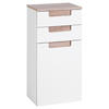 UNTERSCHRANK 40/79/27 cm   - Weiß/Sonoma Eiche, MODERN, Holzwerkstoff (40/79/27cm) - Held