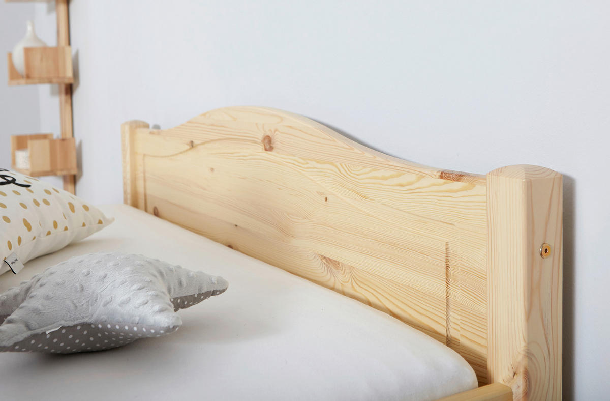 STAURAUMBETT 120/200 cm  Naturfarben   - Naturfarben, Modern, Holz (120/200cm) - MID.YOU