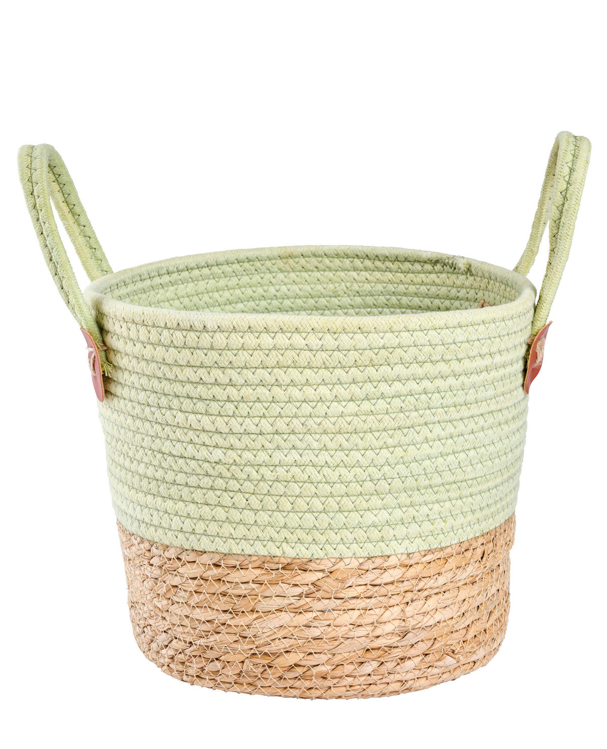 REGALKORB  30/35 cm - Naturfarben/Grün, Natur, Naturmaterialien/Textil (30/35cm) - Ambia Home