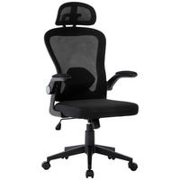 DREHSTUHL Netzbespannung Schwarz  - Schwarz, Design, Kunststoff/Textil (59/118-128/64cm) - Carryhome