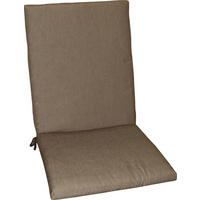 SESSELAUFLAGE in Taupe Uni  - Taupe, Design, Textil (51/37/118cm)